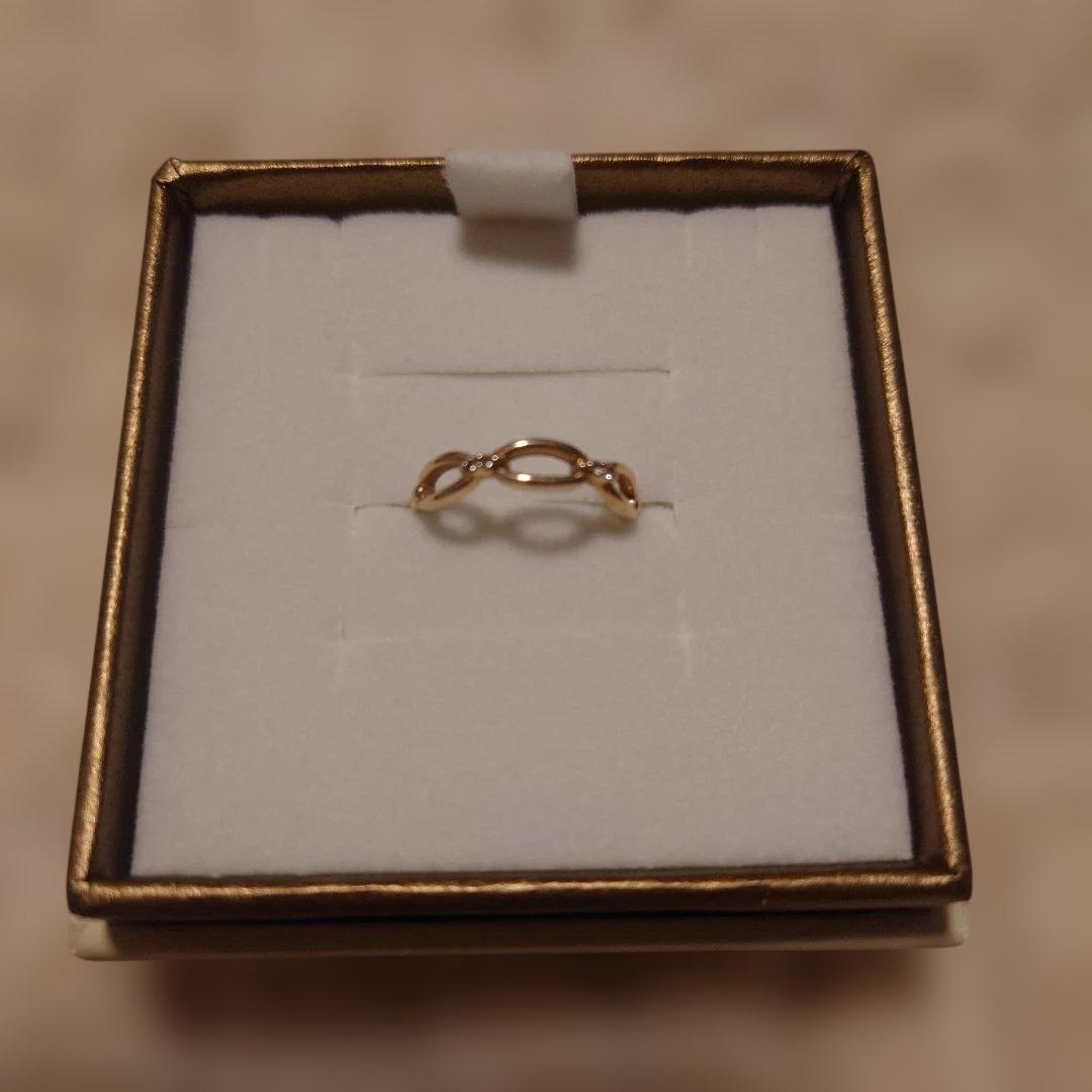 4℃ ゴールド ピンキーリング