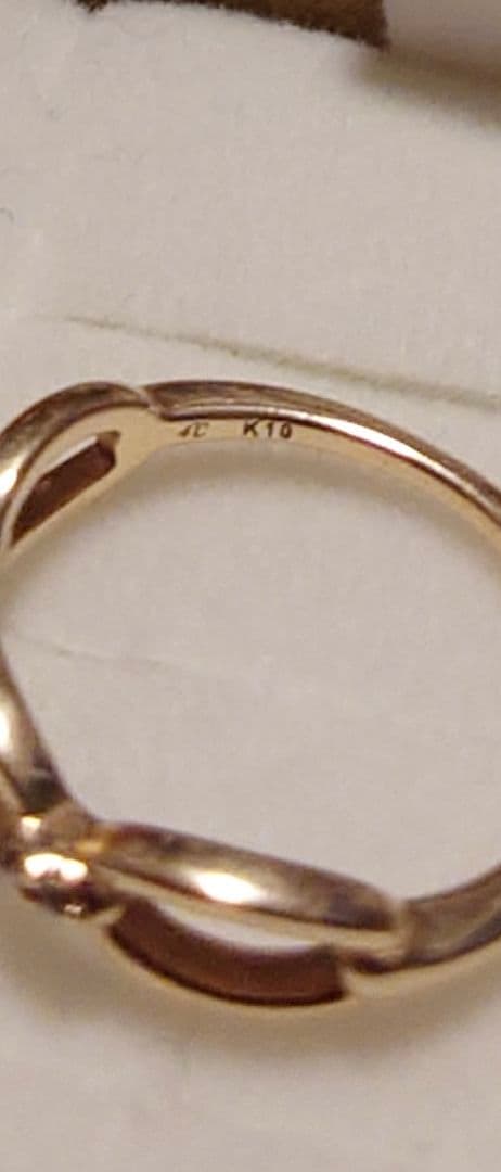 4℃ ゴールド ピンキーリング