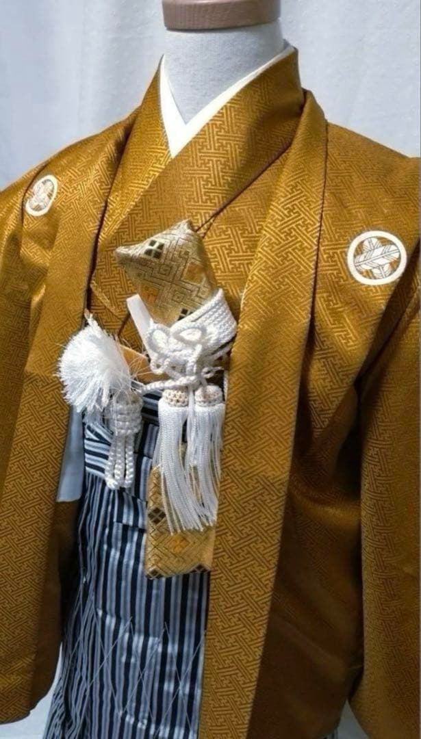 七五三 袴 3歳から5歳 着物 袴 羽織 長襦袢 小物 フルセット