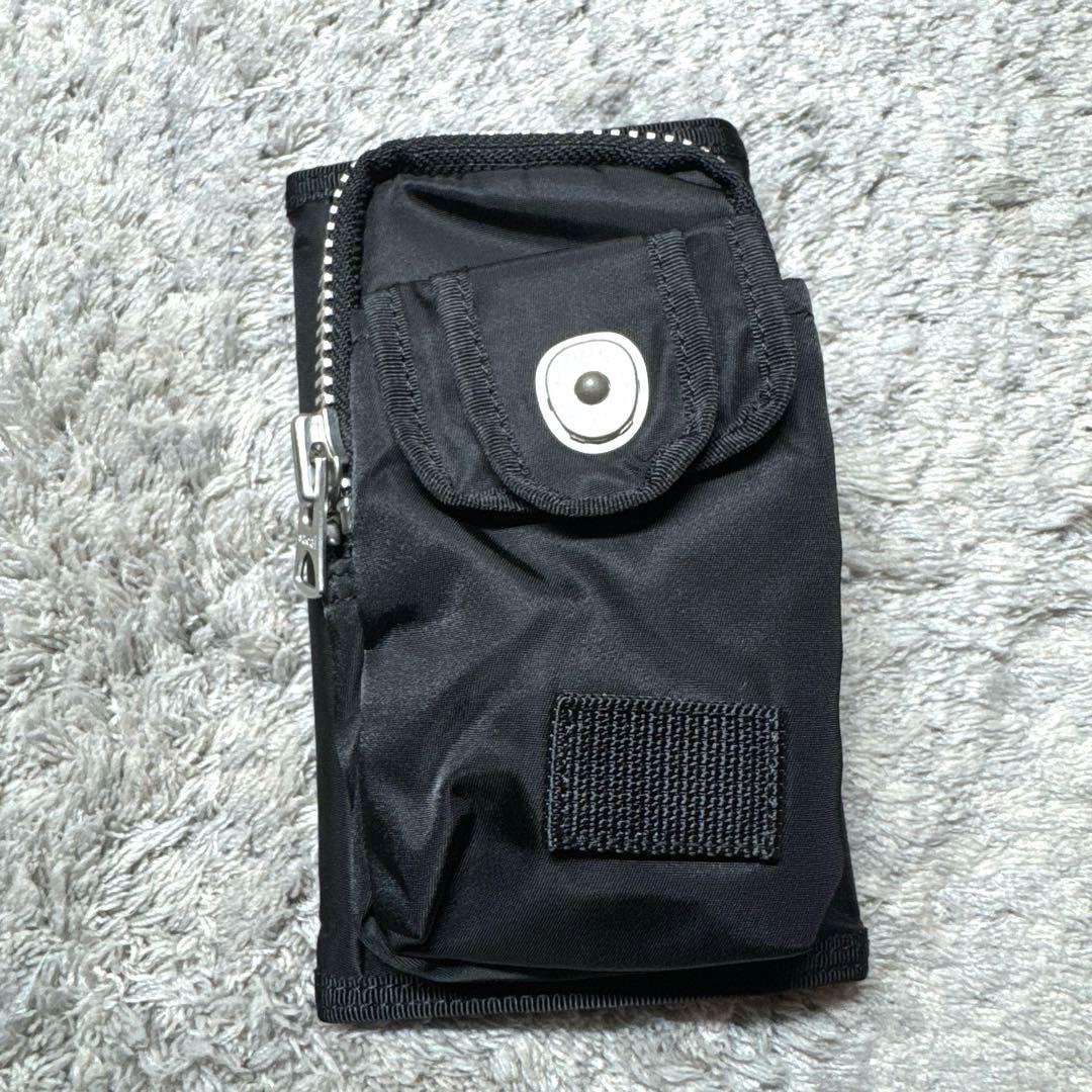 【美品】sacai × PORTER スマホケース マルチケース ブラック