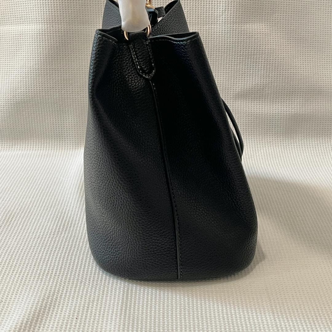 未使用 COACH コーチ ローアン バケット バッグ 黒 ブラック