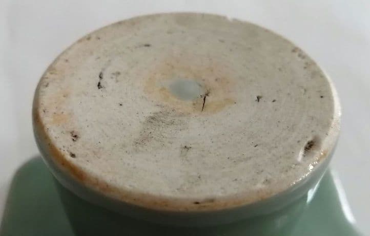 人气商品」 古伊万里 青磁盃台 【3905134535】