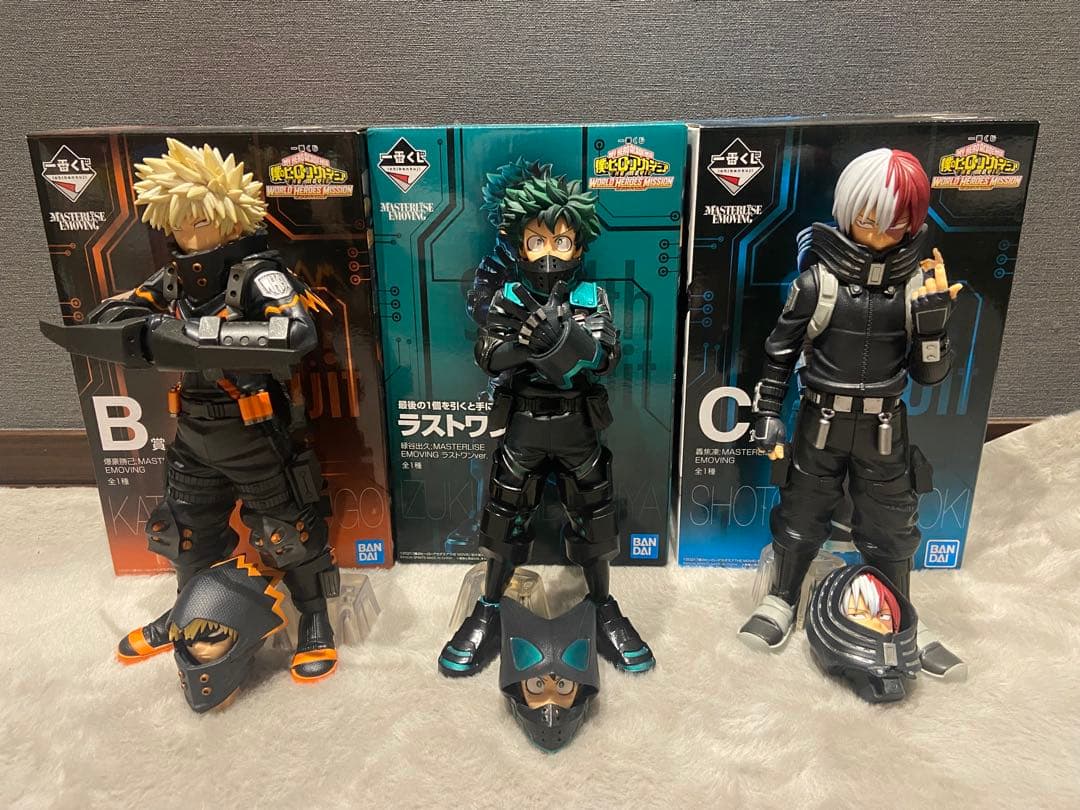 ヒロアカ WHM ワールドヒーローズミッション 一番くじフィギュア