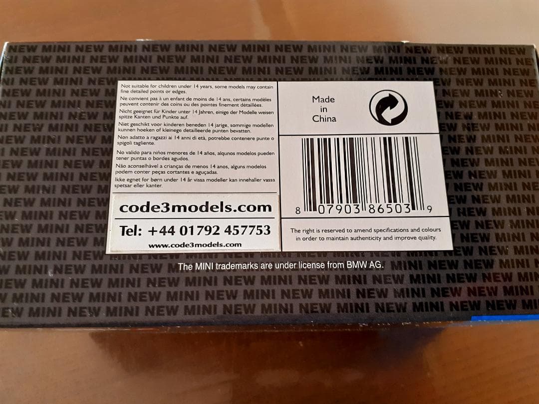 マドンナ　 American Life 　Corgi製　Mini Cooper