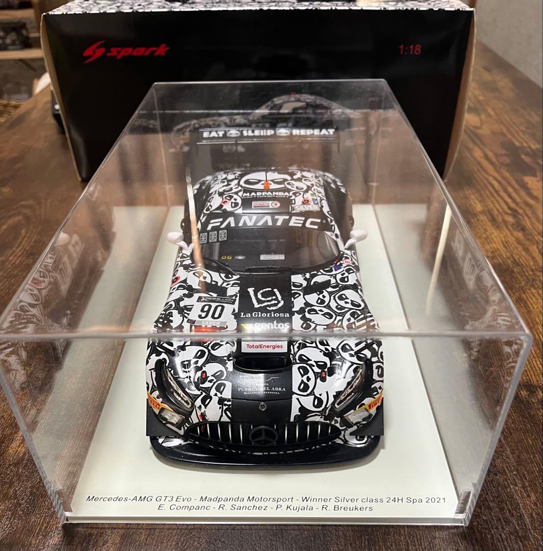 スパーク ミニカー 1/18 スパーク メルセデスAMG GT3 マッドパンダ