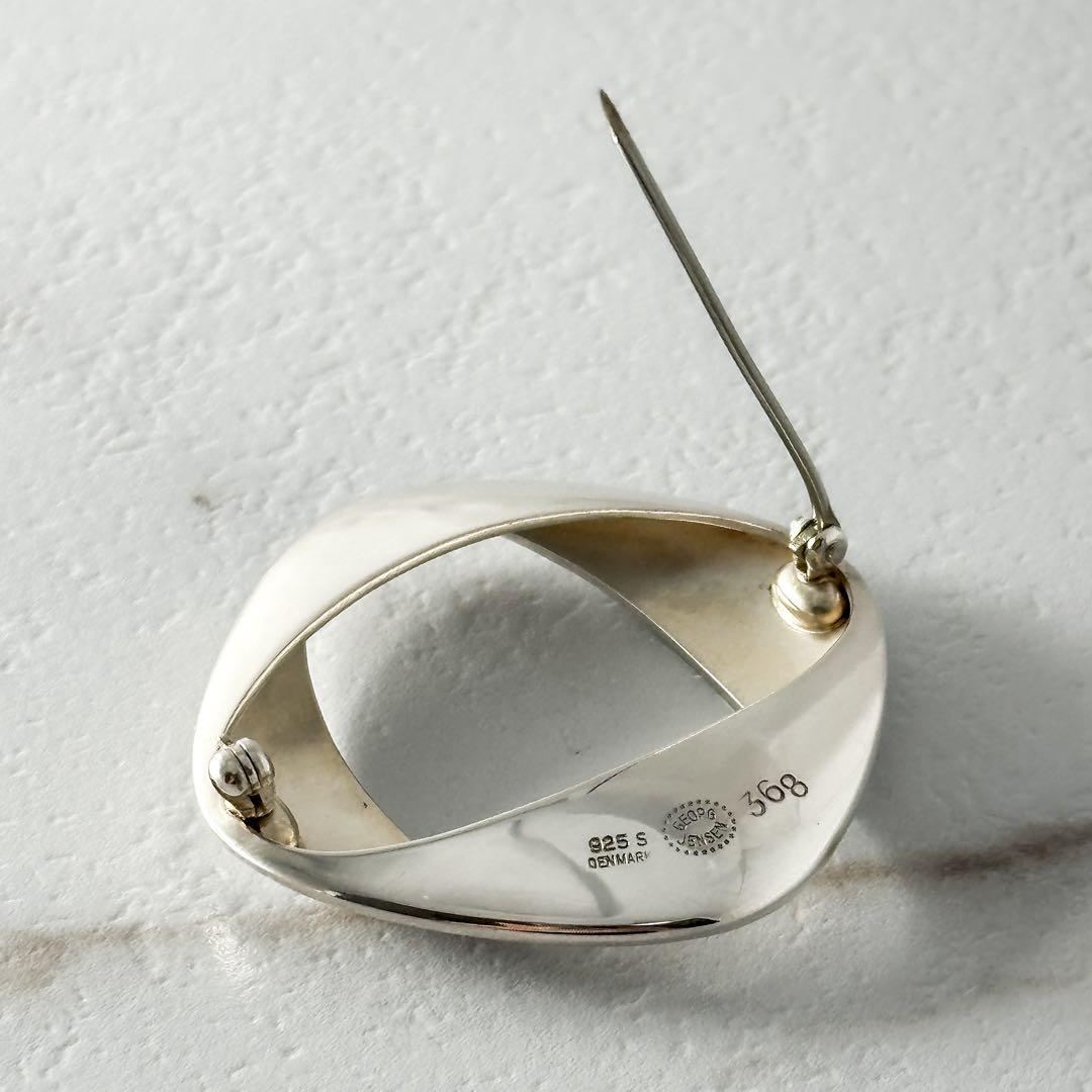 GEORG JENSEN シルバー ブローチ 368 ヘニングコッペル 925