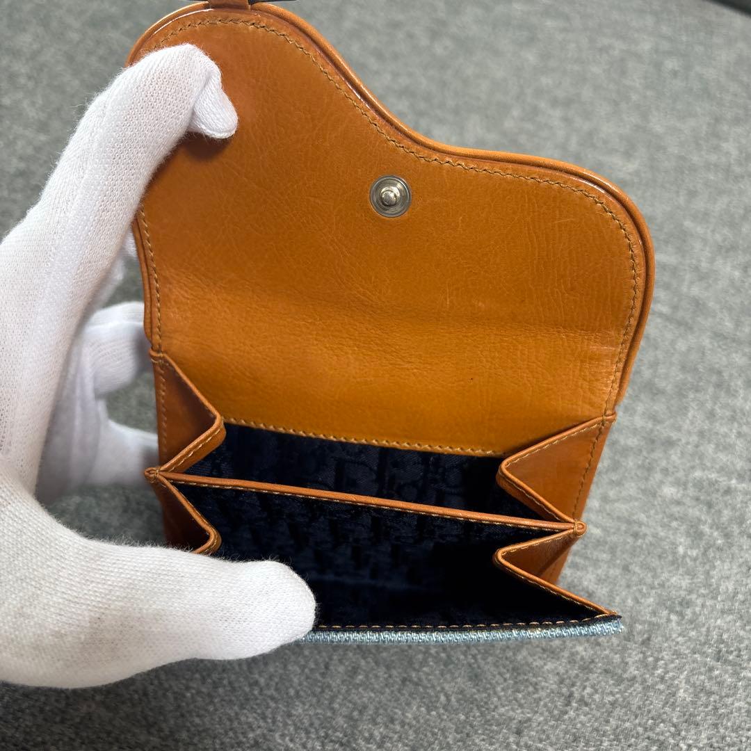 未使用 クリスチャンディオール 財布 サドル ロータスウォレット