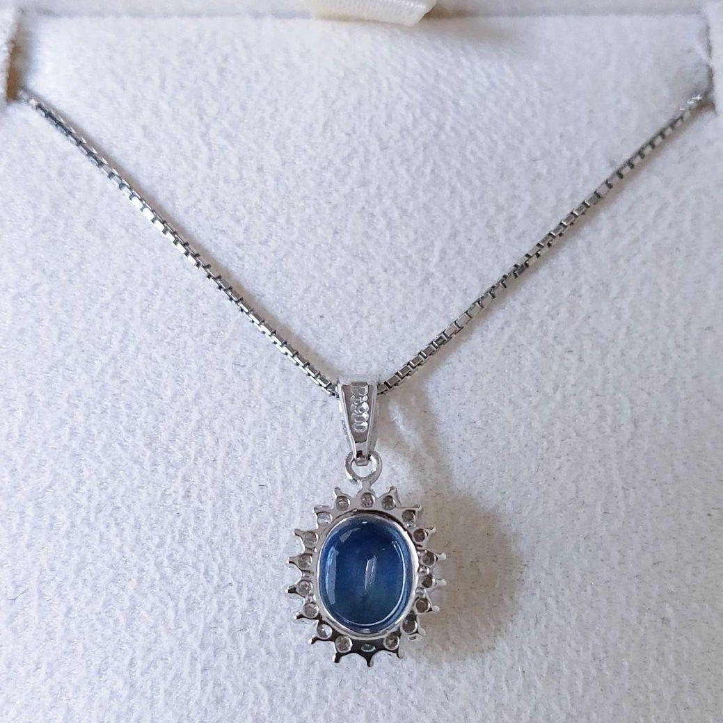 いちいちマーマー パール リング Pt900 サファイア ネックレス