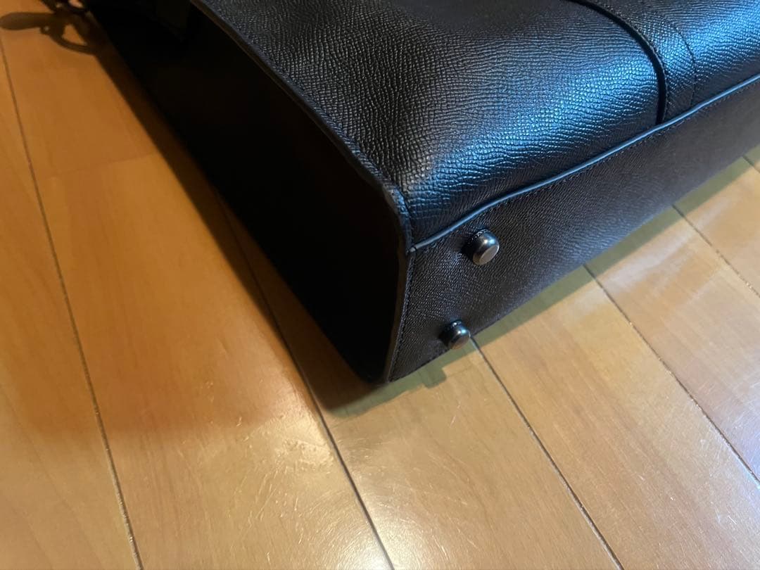 COACH レザー ビジネスバッグ ブラック