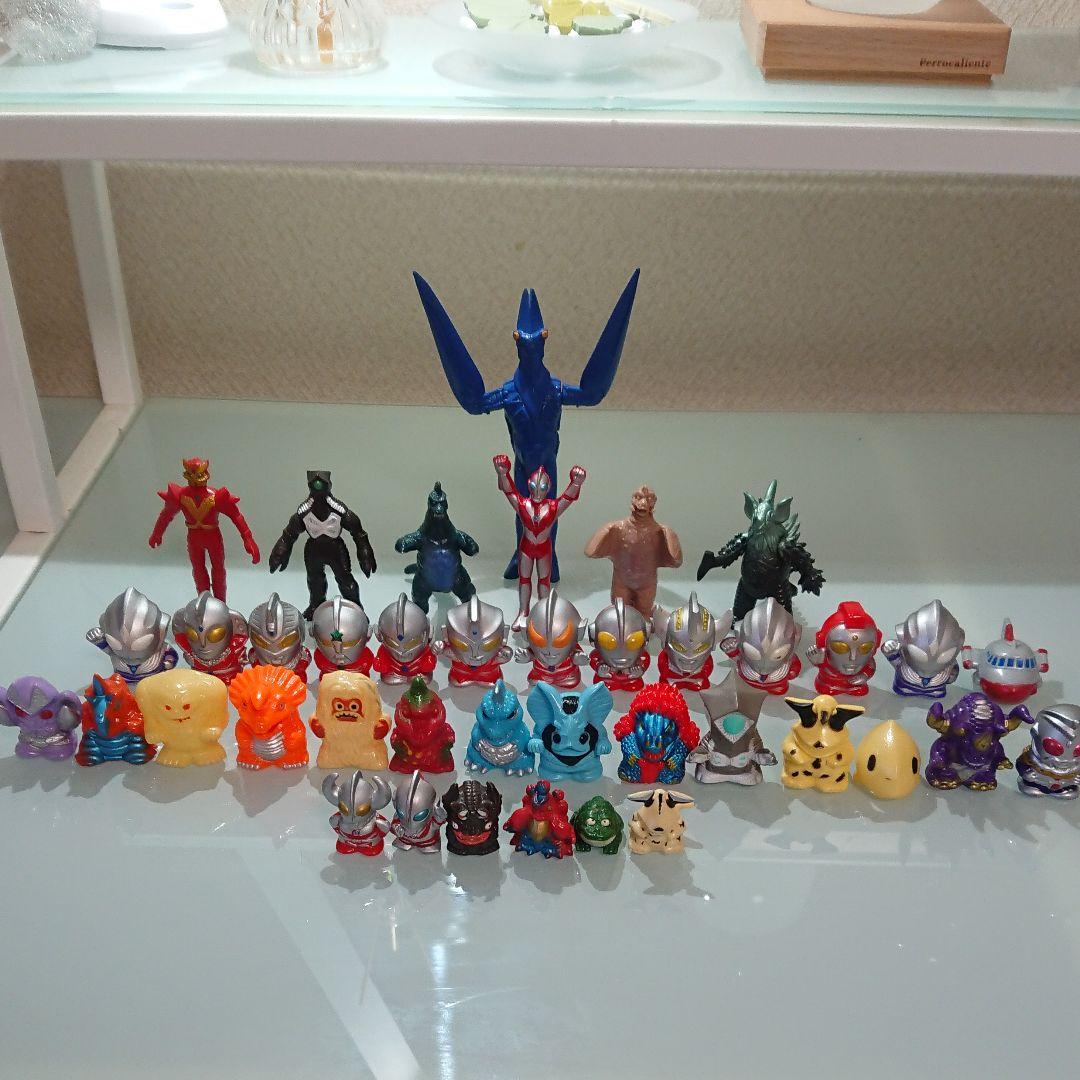 透明 サンダーマスク 27cm 無版権 パチ怪獣 不良品 f*7様 蓄光版