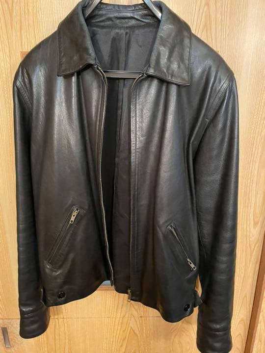 アニエスベーオム レザージャケット【フランス製】 90s Agnes b. homme