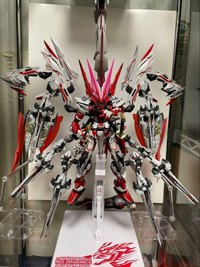 L BUILD ガンダムアストレイ　レッドドラゴニクス＋オプション4点