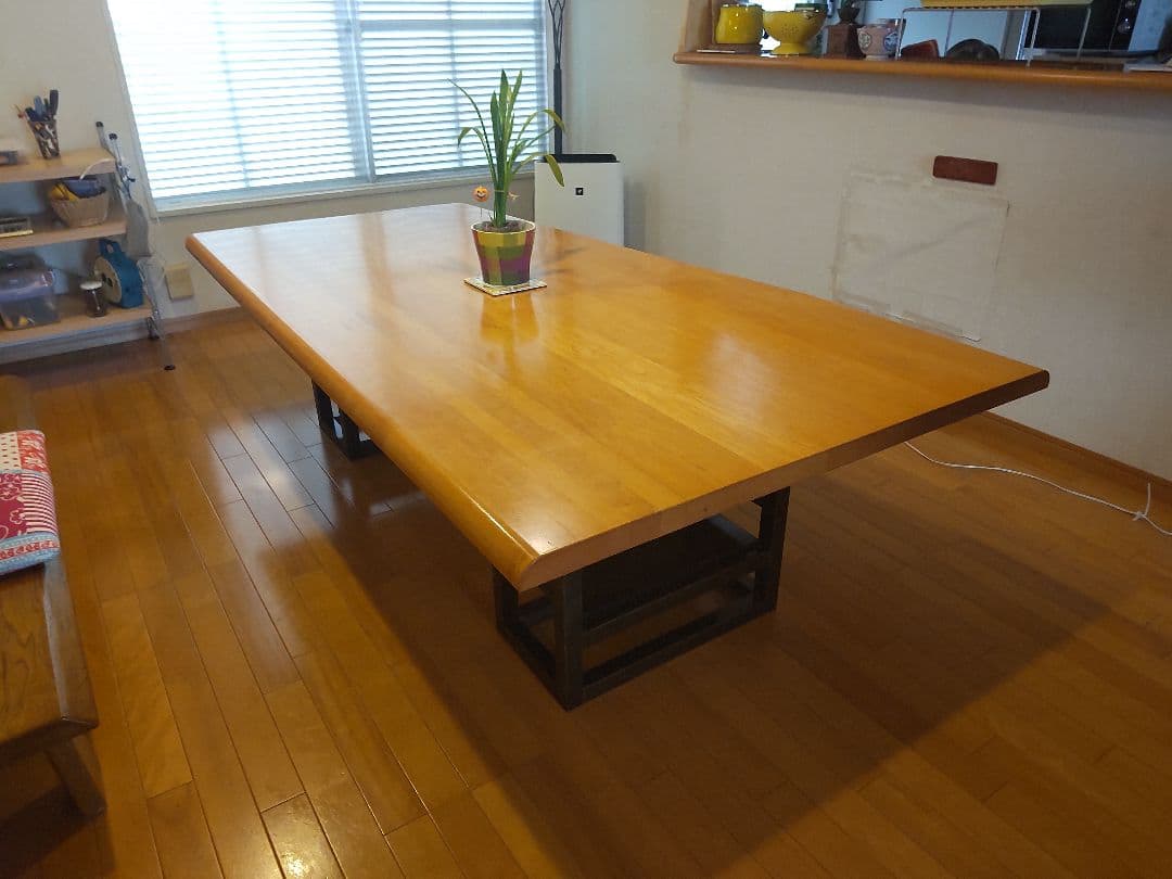 【※天板のみ！福岡】静岡家具製作 ダイニング ローテーブル メープル 天然木
