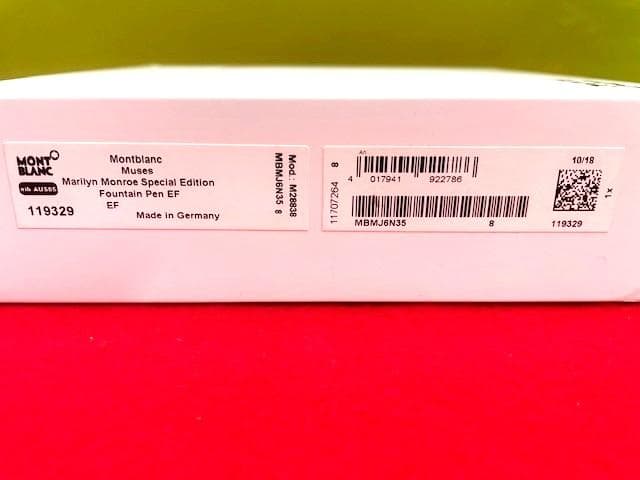 極美品 モンブラン 限定品 マリリンモンロー EF 14k 万年筆 即日配送
