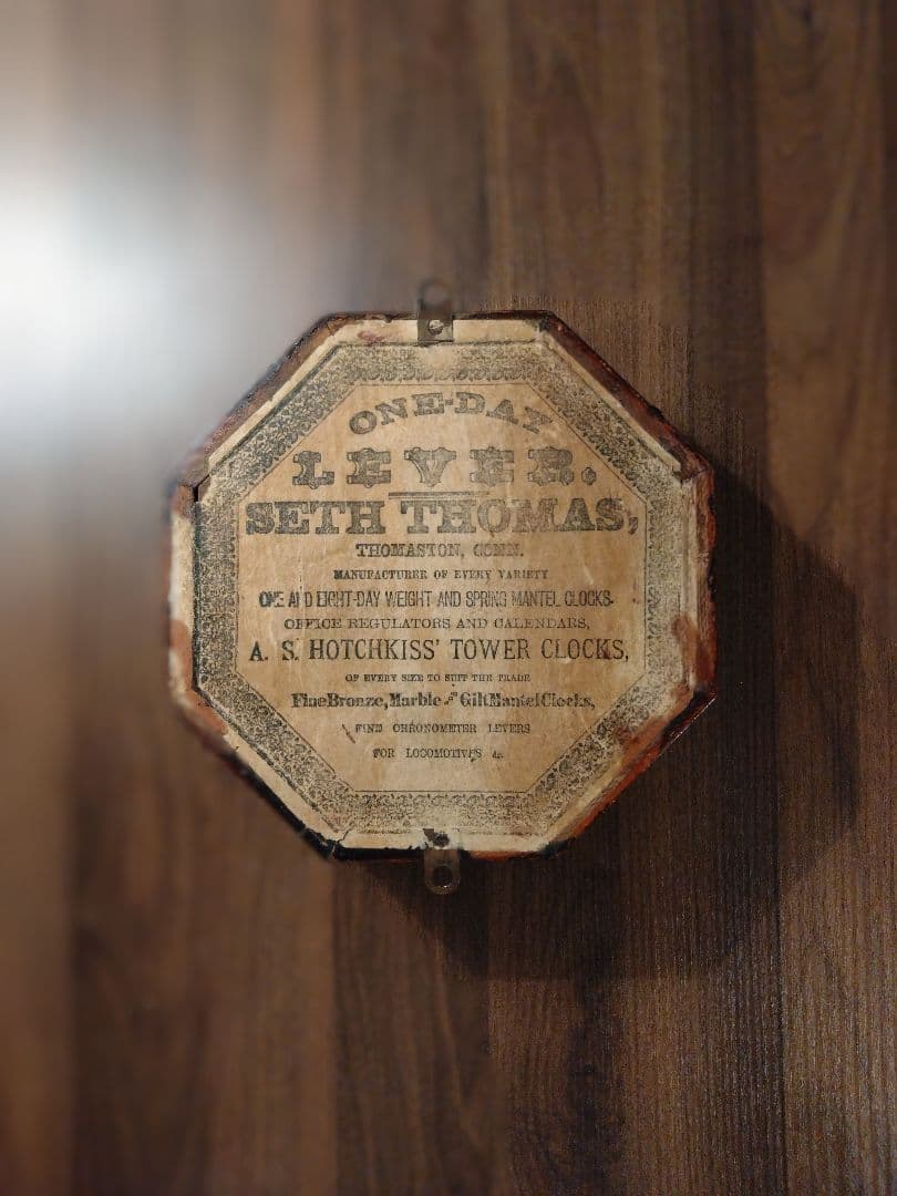 柱時計　船時計　整備済み　セストーマス　アンティーク　昭和レトロ　精工舎