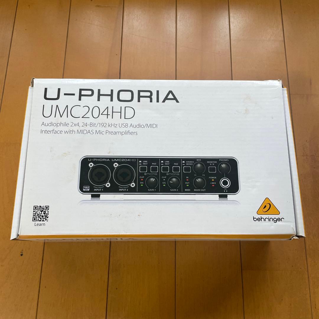 BEHRINGER UMC204HD U-PHORIA DTM・DAW behringer U-PHORIA UMC204HD