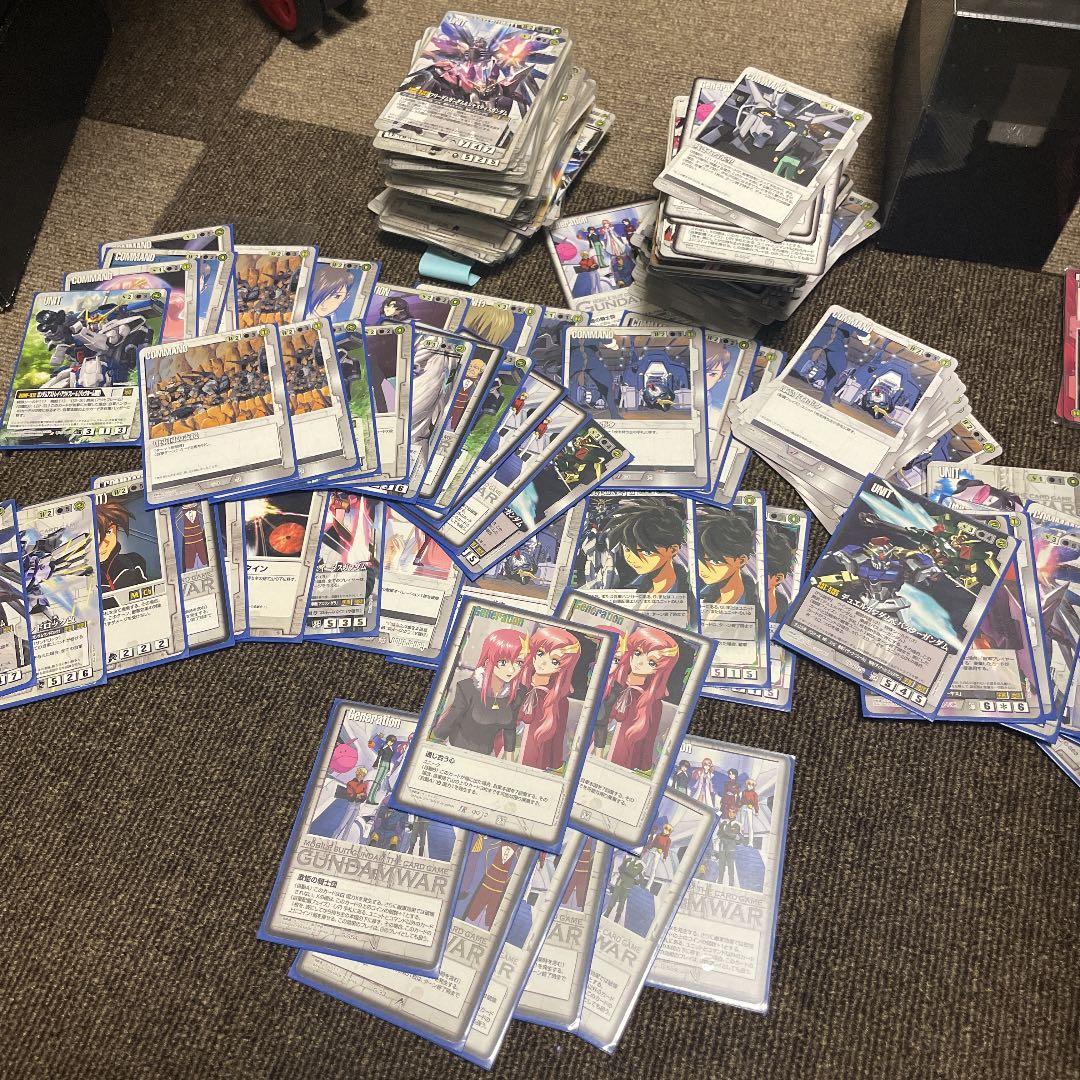本物 ガンダムウォー 白単デッキ