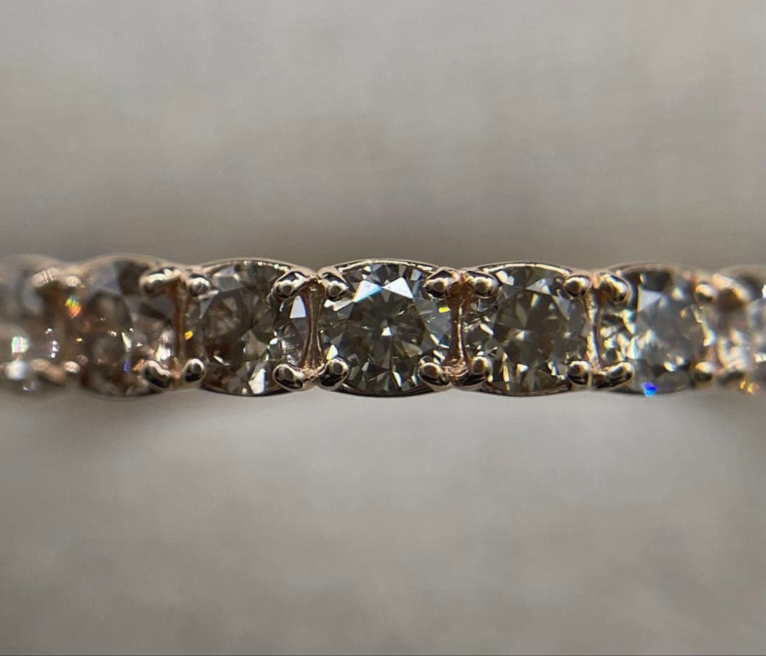 JA5★高級 ダイヤモンド1ct K18PG エタニティ リング