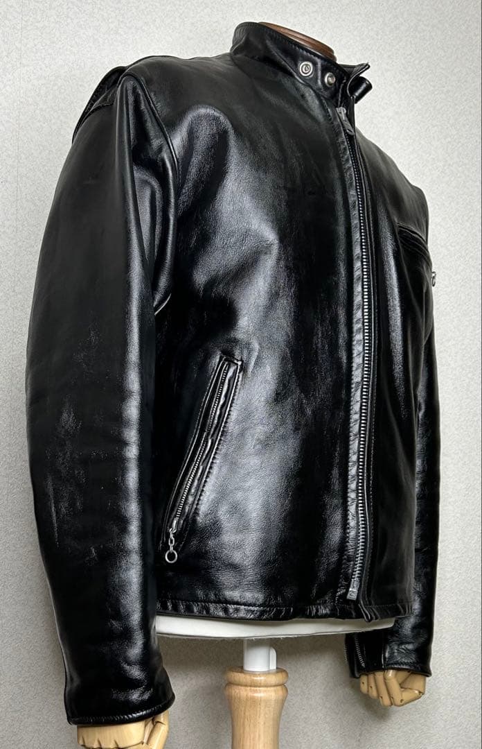 ④schott【40】641ライナー付 米国製◇革ジャンninjaハーレーgpz