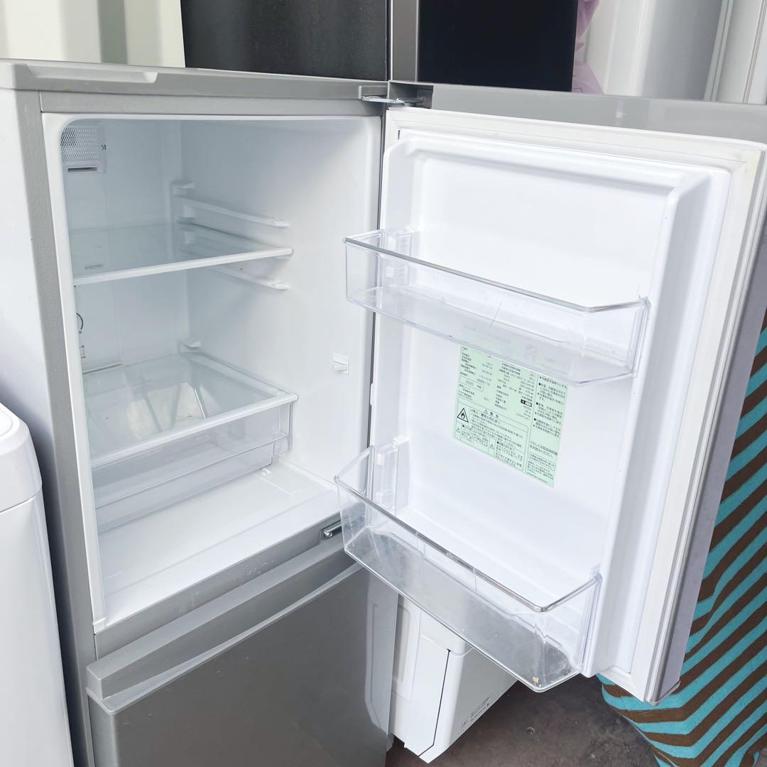 取付無料！高性能AQUAスタイリッシュシルバー冷蔵庫洗濯機 2020年製セット