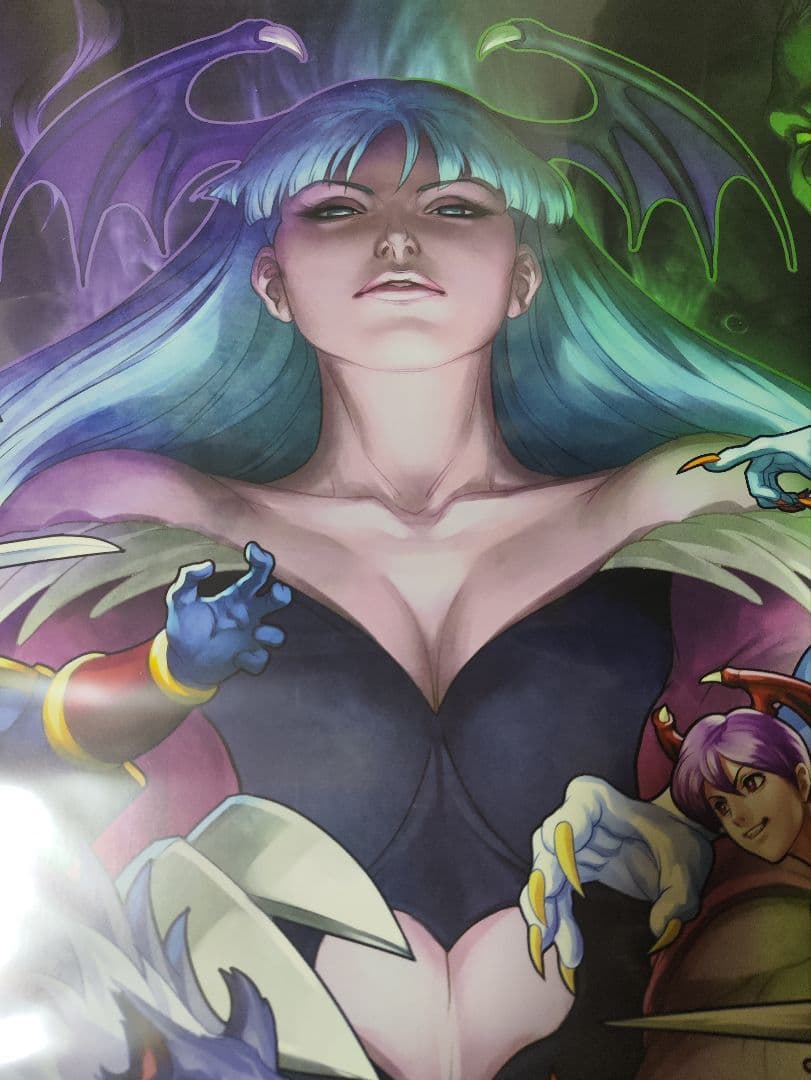 ヴァンパイア リザレクション 開発者サイン入りポスター CAPCOMの通販