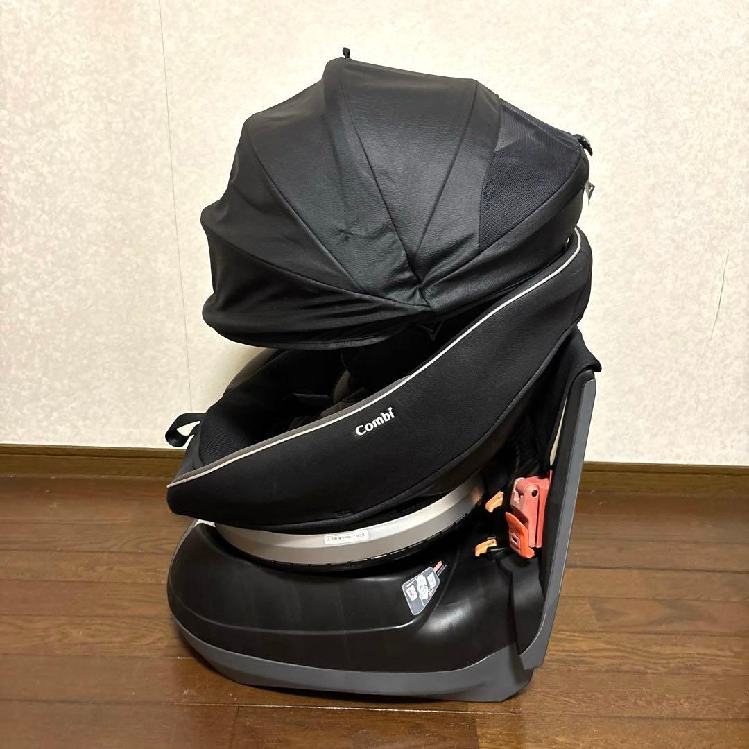 【良品】combi クルムーヴ スマート シートベルト固定 新生児OK