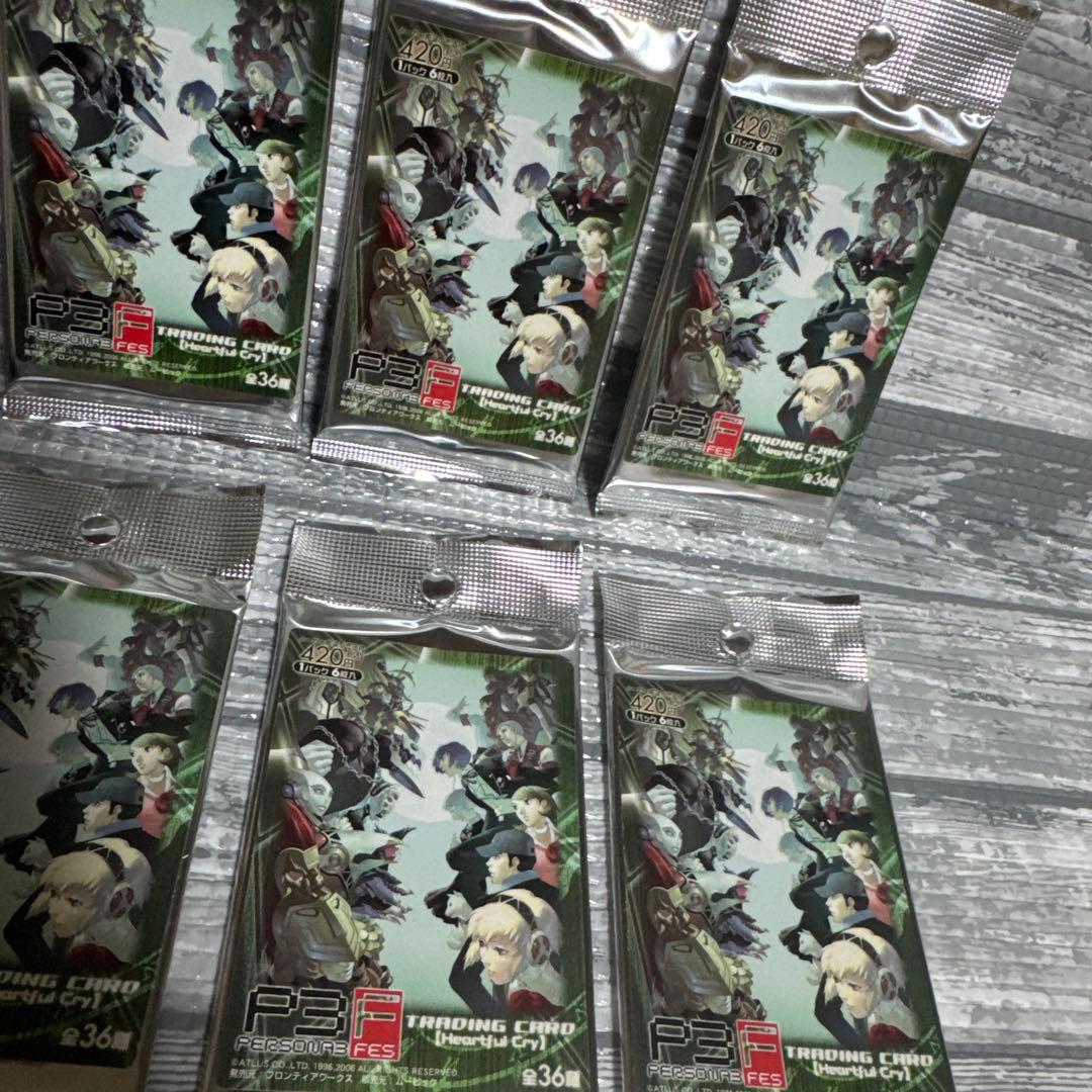 【8点未開封】　ペルソナ3 fes トレーディングカード