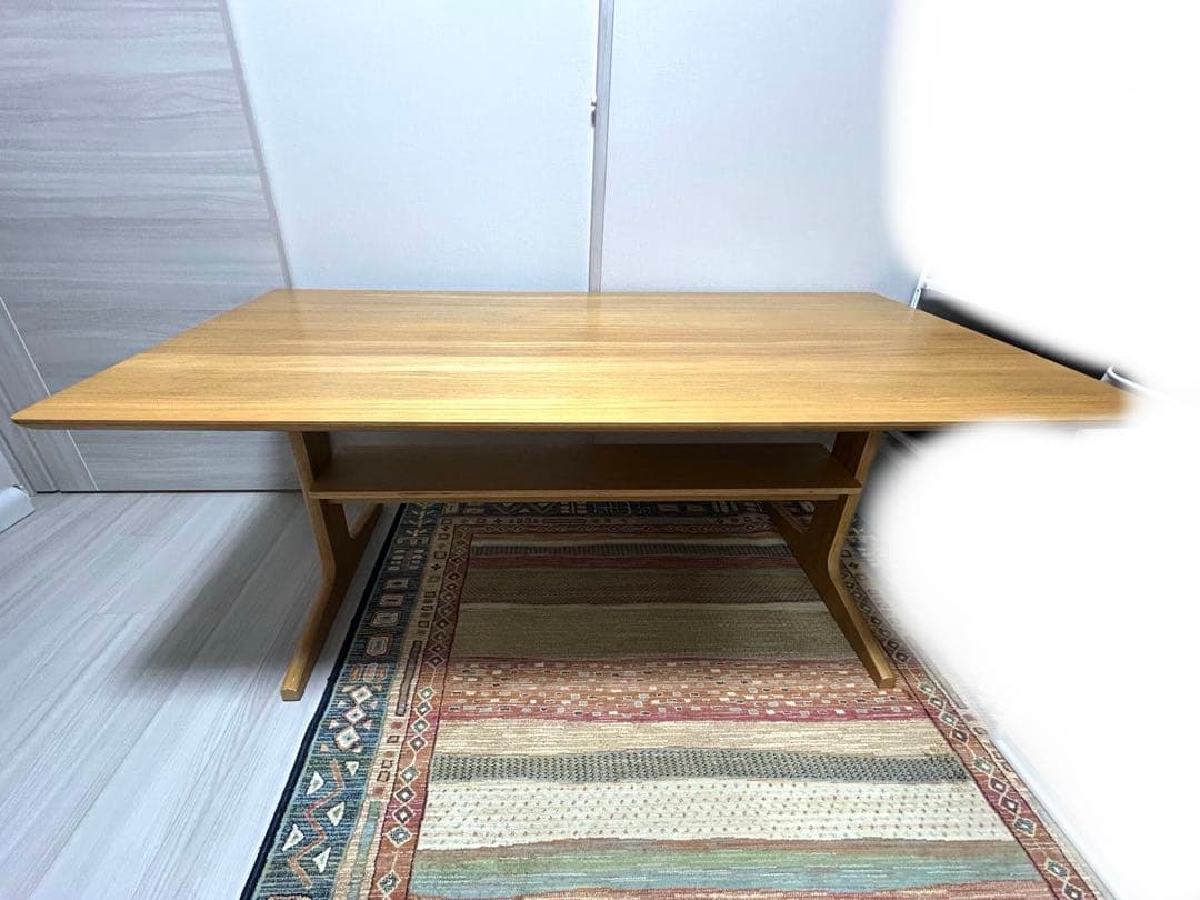 【Nobu】リビングでもダイニングでもつかえるテーブル・3・オーク材