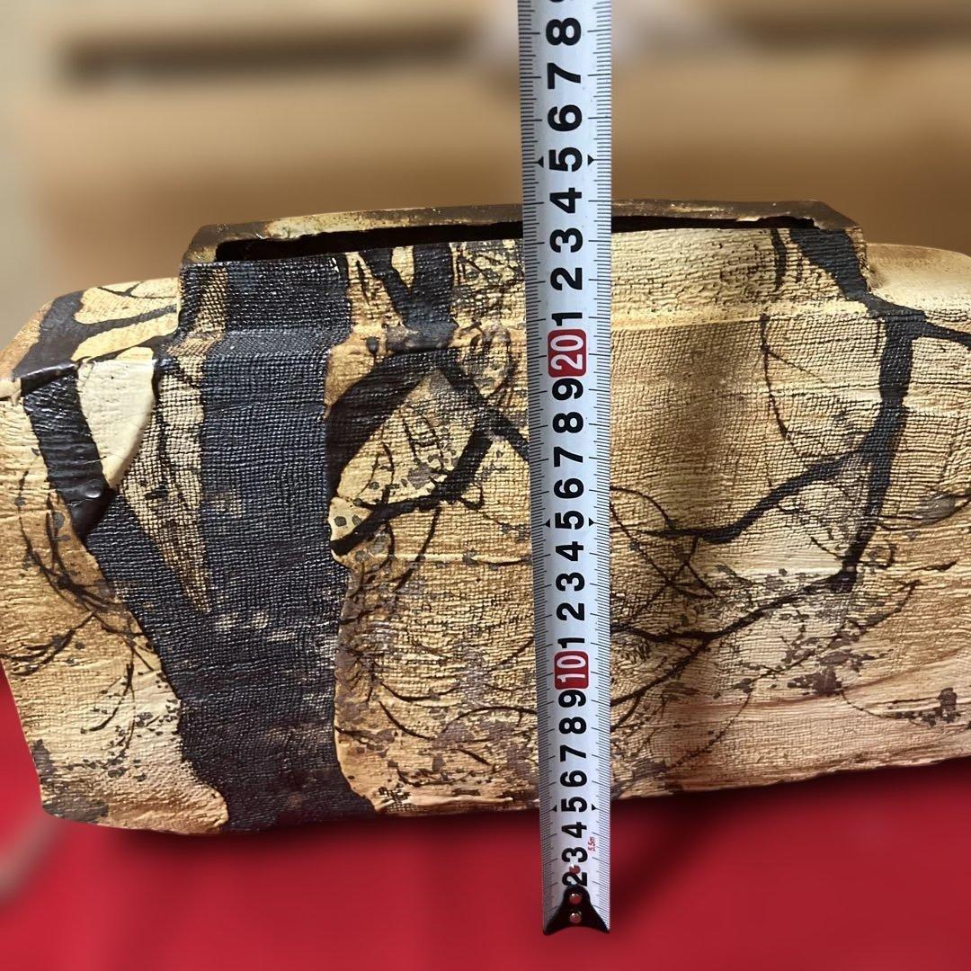 三宅洋司 先生大作 平成15年度陶芸展代表作品 抜絵金銀彩桜