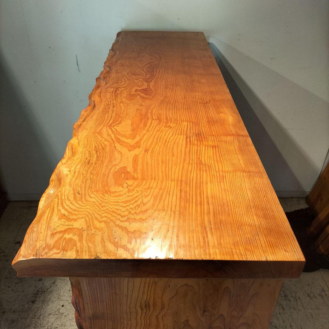 M○WS東名 希少 和ヴィンテージ 屋久杉 茶棚 飾り棚 サイドボード