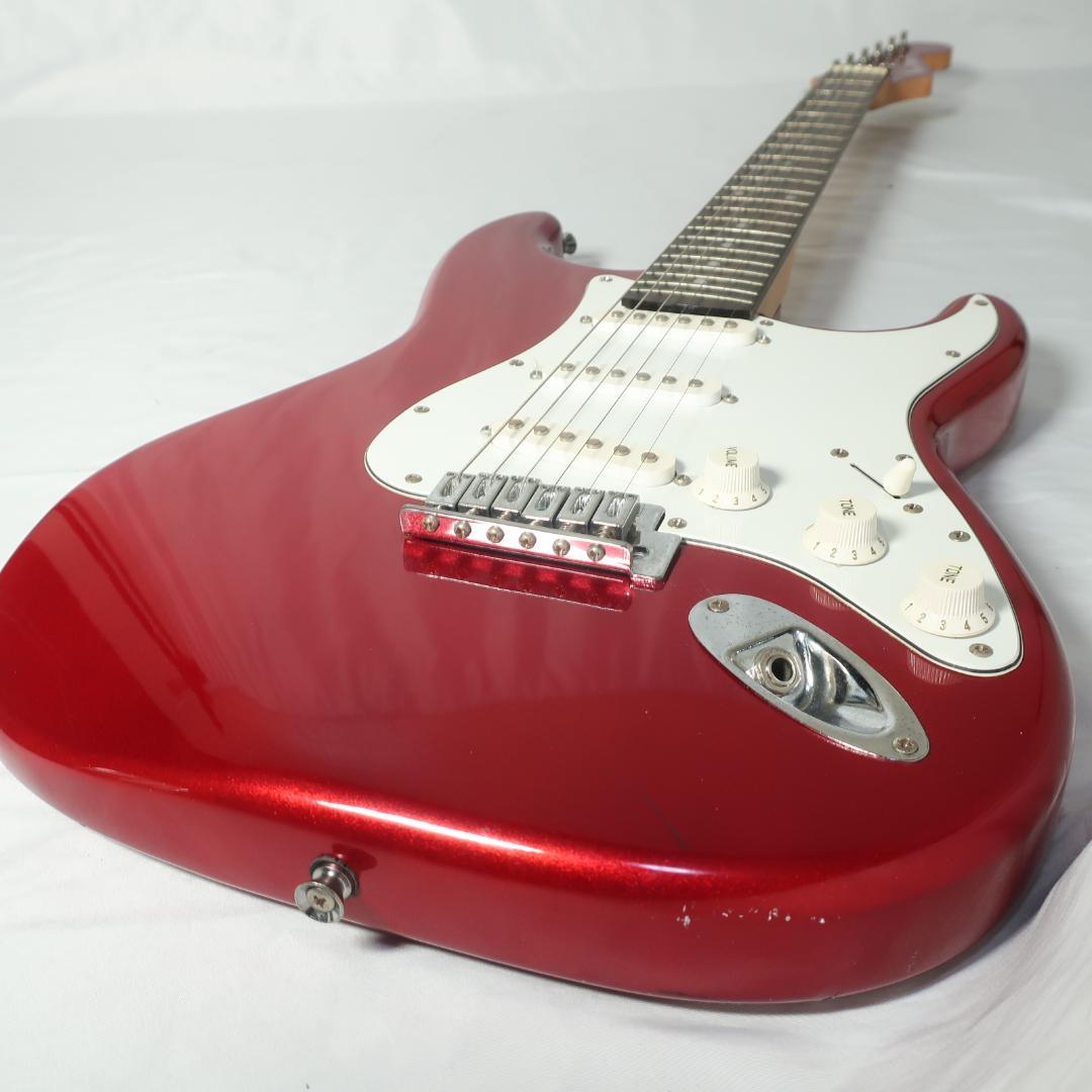 美品 Photogenic エレキギター ケース付 ストラトタイプ レッド
