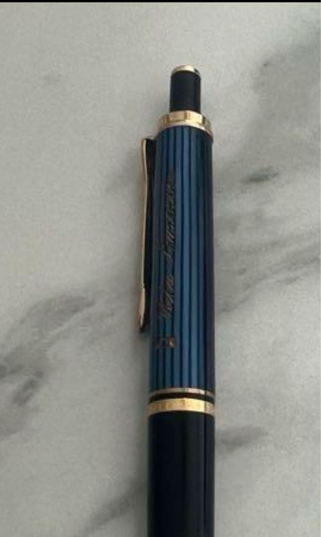 ★ペリカン ボールペン スーベレーン K400 ブルーストライプ ★現状品★
