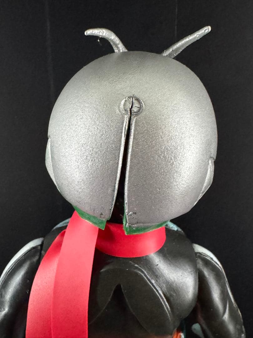 仮面ライダー 旧バンダイ 1本線 ブリキベルト ソフビ 面取れ