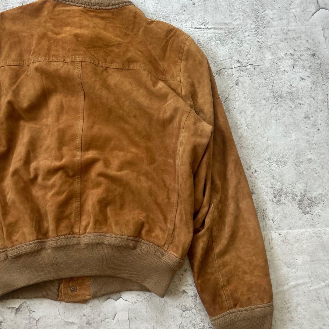 Vintage 80s ユーロ レザージャケット スエードジャケット 52 ユーロ
