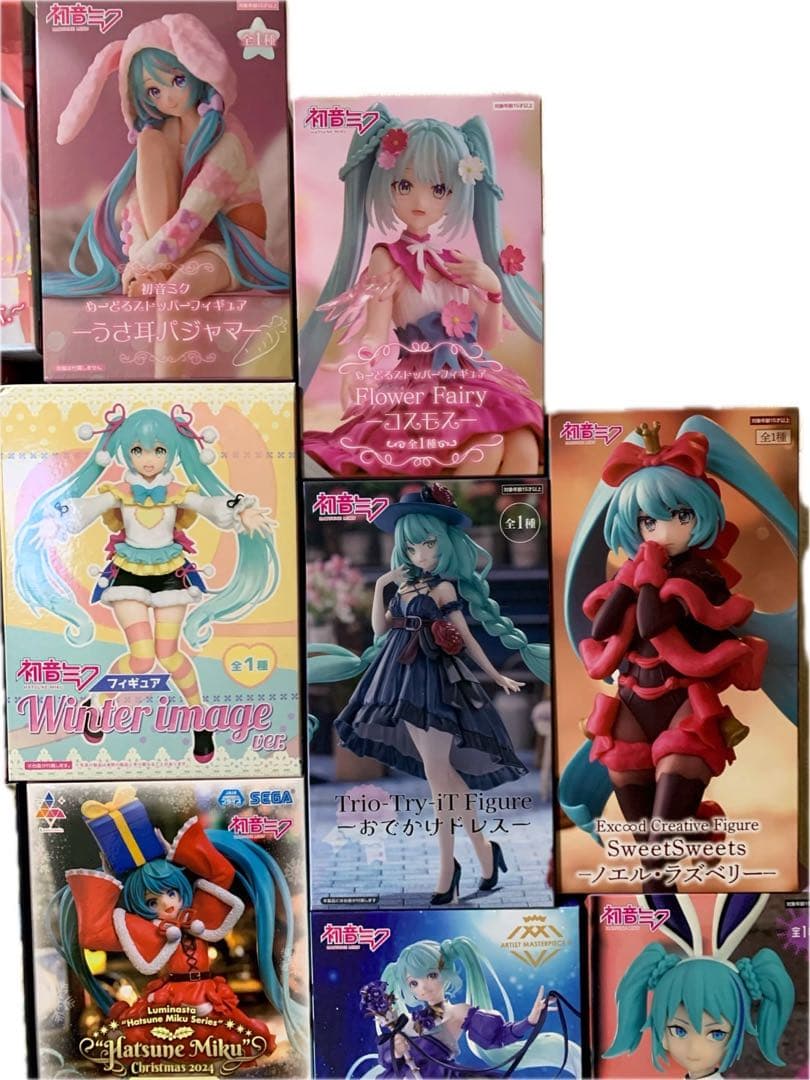 初音ミク 桜ミク フィギュア まとめ売り 21体 フィギュア