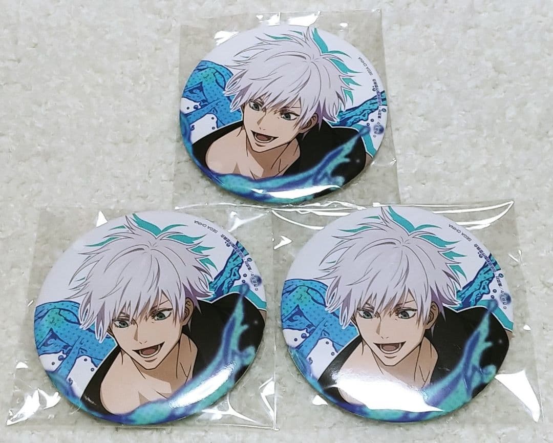 呪術廻戦 セガラッキーくじ SPLASH×BATTLE 缶バッジ 五条悟