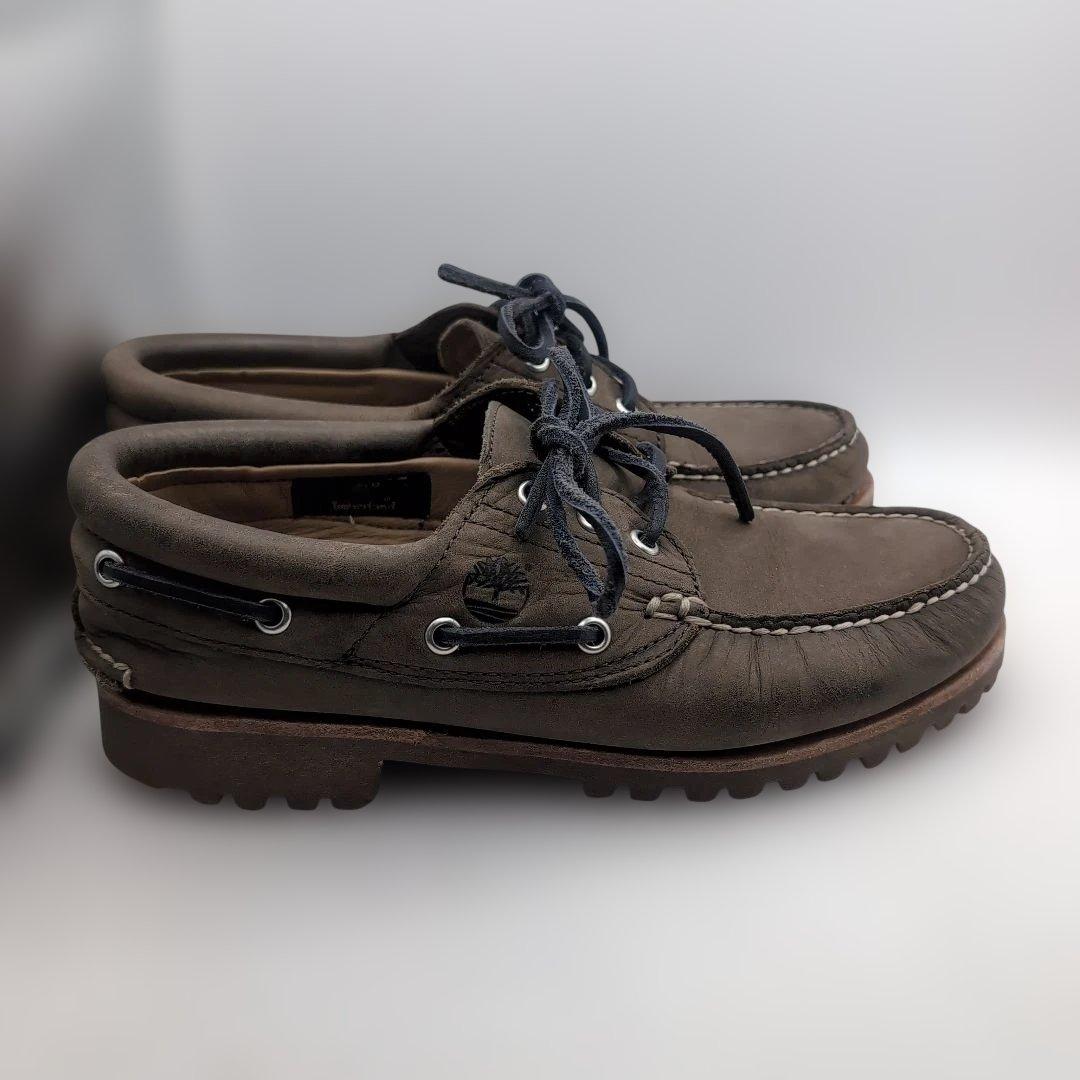 ティンバーランド 3アイラグハンドソーンボートシューズ ヌバック