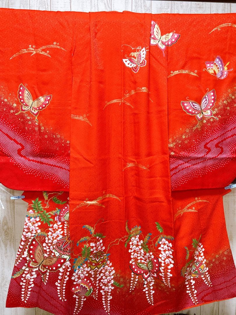 お買い得品♡七五三　7歳　女の子　フルセット　一式　赤系