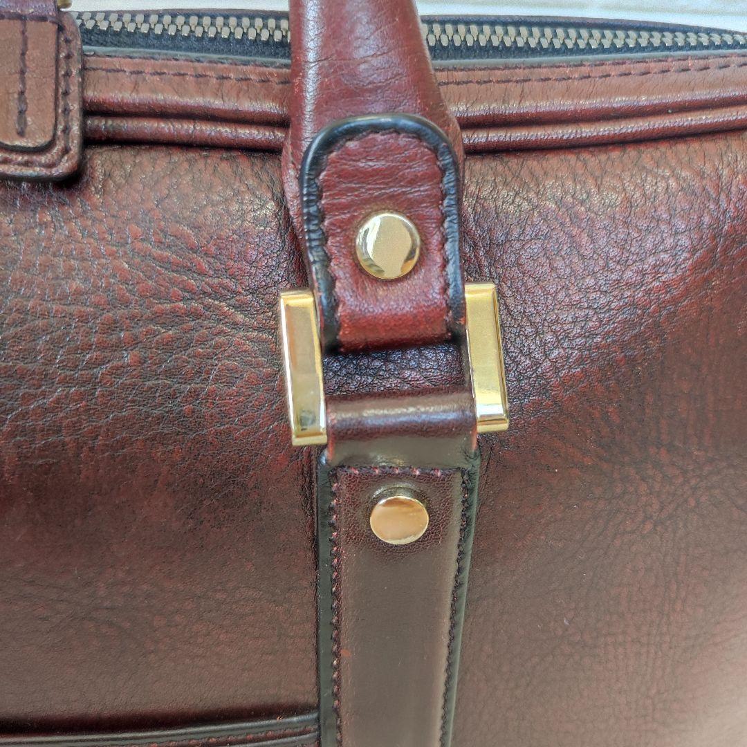 ☆美品☆GOLD PFEIL レザービジネスバッグ A4　本革　メンズ　ワイン