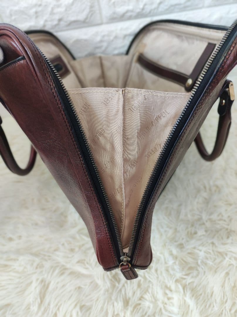 ☆美品☆GOLD PFEIL レザービジネスバッグ A4　本革　メンズ　ワイン