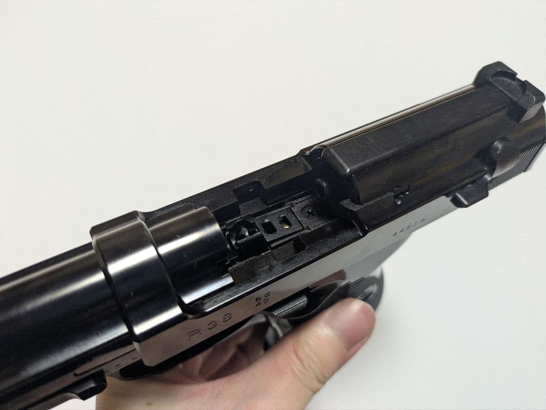 【ガスブロ】マルシン P38 ブラックメタル