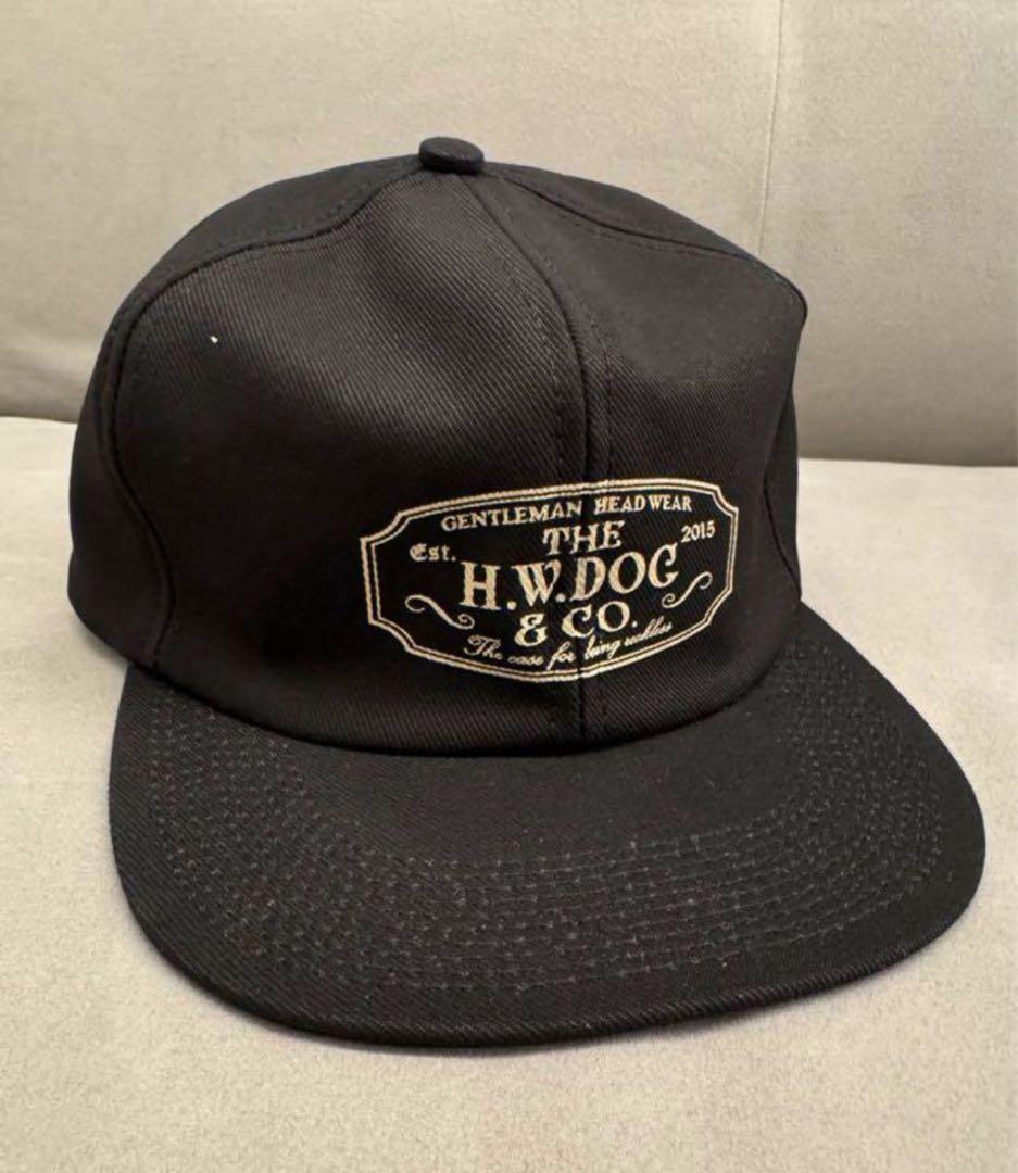ブラックTHE H.W.DOG&CO. TRUCKER CAP サイズ40