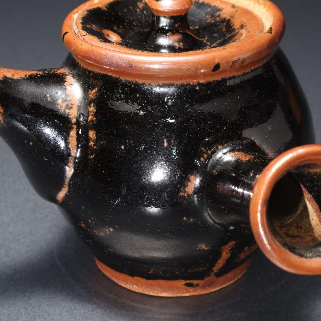 浜田庄司 黒釉急須 人間国宝 民藝 R1615K2の通販はau PAY マーケット