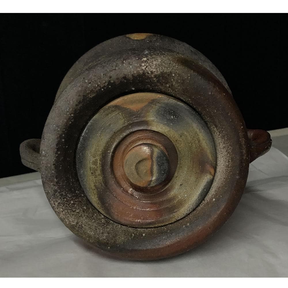 F1126 小西陶蔵 備前焼 耳付 水指 共箱 茶道具 - CHRISTIAN-MEISSNER.DE