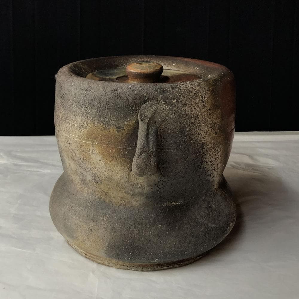 F1126 小西陶蔵 備前焼 耳付 水指 共箱 茶道具 - CHRISTIAN-MEISSNER.DE