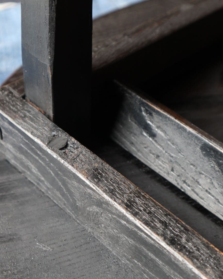 最終値下げ キハダ材の小ぶりな丸ちゃぶ台 古道具 古家具 ローテーブル