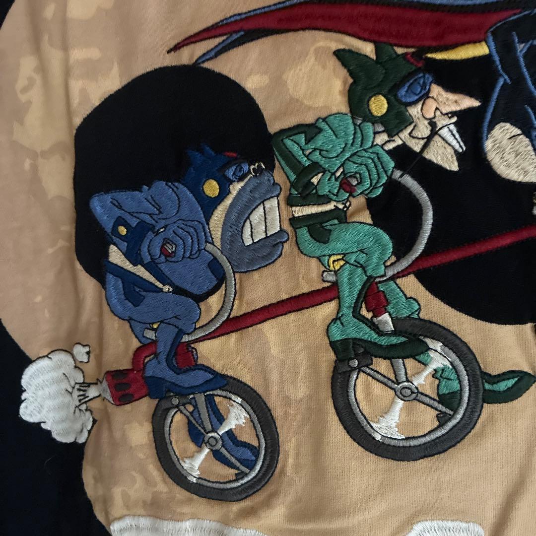 ヤッターマン、ドロンボーギャングコラボ刺繍Tシャツ(新品タグ付き