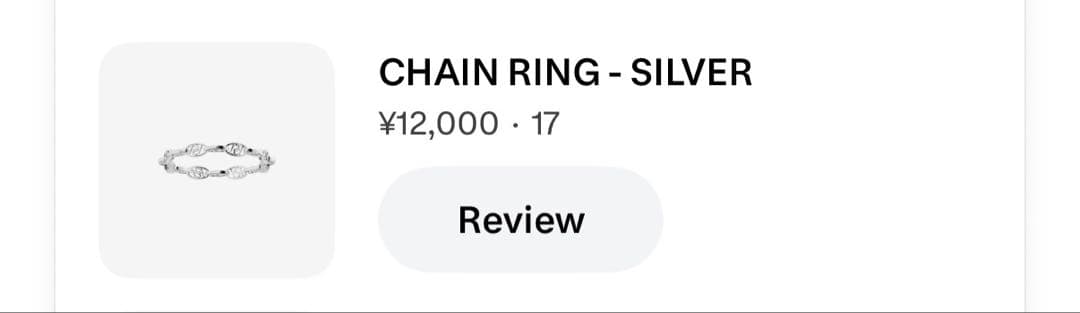 Pointless Journey リング　１７号