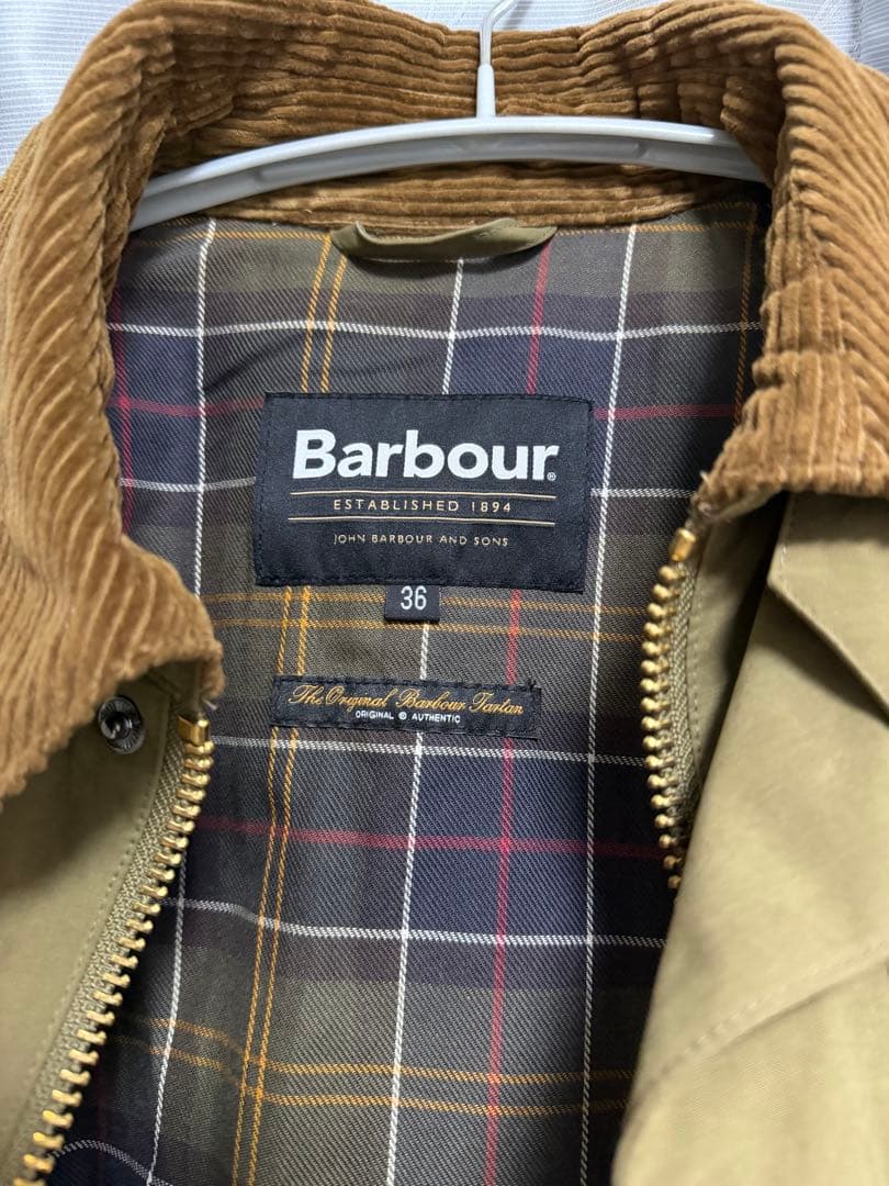 【ほぼ新品未使用✨】Barbour ピーチスキン ジャケット フルライニング