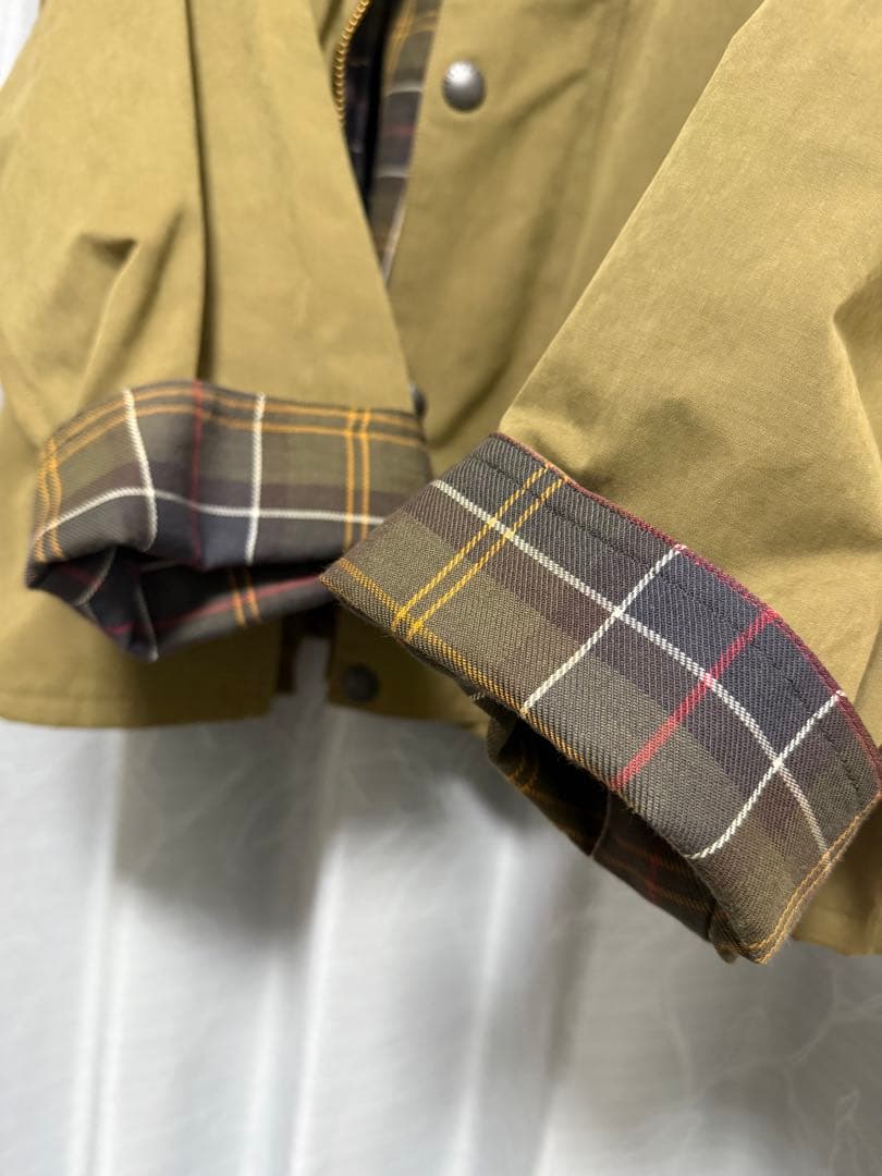 【ほぼ新品未使用✨】Barbour ピーチスキン ジャケット フルライニング